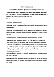 Ôn tập kinh tế chính trị | Trường Đại học CNTT Thành Phố Hồ Chí Minh