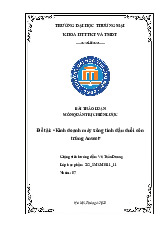 Kinh doanh máy xông tinh dầu đuổi côn trùng Ansect | Bài thảo luận quản trị chiến lược