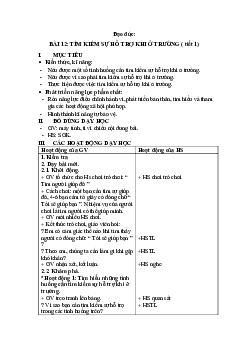 Giáo án Đạo đức 2 sách Kết nối tri thức với cuộc sống (Cả năm) | Tuần 12