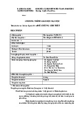 Đề cương chi tiết - Môn quản trị học - Đại Học Kinh Tế - Đại học Đà Nẵng
