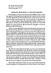 Rủi ro tài chính trong các doanh nghiệp FDI tại Việt Nam – Tài liệu môn Tài chính | Đại học Công nghệ Giao thông vận tải