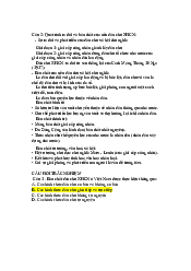 Câu hỏi trắc nghiệm - Chủ nghĩa xã hội khoa học | Trường đại học Lao động - Xã hội