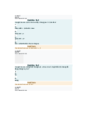 Bài kiểm tra trắc nghiệm - Môn hệ thống thông tin quản lý | Đại học Kinh Tế Quốc Dân