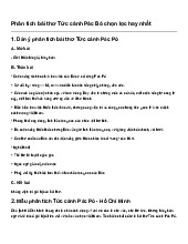 Phân tích bài thơ Tức cảnh Pác Bó chọn lọc hay nhất | Ngữ văn 8