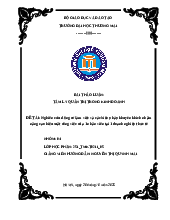 TÂM LÝ QUẢN TRỊ KINH DOANH - NHÓM 4