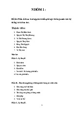 Phân tích xu hướng phát triển phòng ở thông minh của hệ thống cơ sở lưu trú | Bài tiểu luận môn Tổng quan cơ sở lưu trú | Trường Đại học Phenikaa