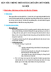 Đề cương môn chủ nghĩa xã hội – khoa học  Trường Đại học bách khoa - Đại học đà nẵng.