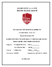 Bài tập lớn mônThương mại điện tử - Trường Đại học lao động -  xã hội.