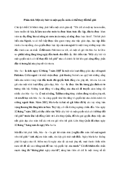 Phân tích Một cây bút và một quyển sách có thể thay đổi thế giới | Văn mẫu 11 Chân trời sáng tạo
