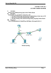Bài Thực hành số 4 - Mạng máy tính | Trường Đại học Khoa học Tự nhiên, Đại học Quốc gia HCM