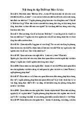 Nội dung ôn tập  môn Triết học Mác - Lênin | Trường đại học Mở Hà Nội