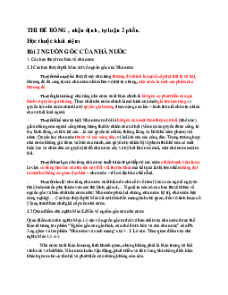 Lý thuyết ôn thi môn Lịch sử nhà nước và pháp luật theo từng bài