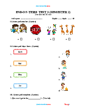End-of-term Test 3 (semester 2) môn English | Trường Đại học Sư phạm Kỹ thuật Thành phố Hồ Chí Minh