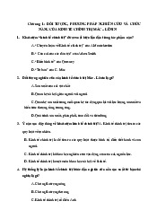 TOP Câu hỏi trắc nghiệm Môn Kinh tế chính trị Mac-Lenin | Đại học Kinh tế và Quản trị kinh doanh, Đại học Thái Nguyên