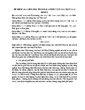 Đề cương môn Đại cương văn hóa - Trường Đại học lao động -  xã hội.
