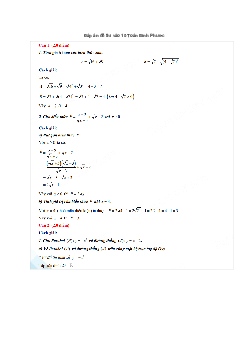 Đề thi vào 10 môn Toán năm 2023 - 2024 sở GD&ĐT Bình Phước