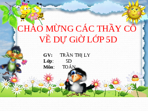 Giáo án điện tử Toán 5 Cánh diều: Luyện tập chung trang 31