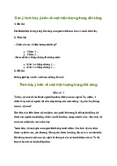 Văn mẫu lớp 6: Trình bày ý kiến về một hiện tượng (vấn đề) trong đời sống mà em quan tâm
