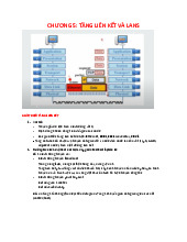 Tóm tắt chương 5: Tầng Liên Kết và Các Giao Thức MAC. Môn Nhập môn mạng máy tính | Đại học Trường Đại học Công nghệ thông tin, Đại học Quốc gia Thành phố Hồ Chí Minh.