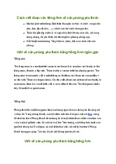 Đoạn văn tiếng Anh miêu tả căn phòng (33 mẫu) | Tiếng Anh 9