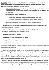 Đề cương Ôn Tập Kinh Tế Chính Trị: Hội Nhập Kinh Tế Quốc Tế và Các Vấn Đề Liên Quan môn Marketing căn bản | Trường đại học Mở Hà Nội