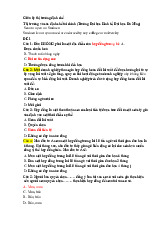 TOP 40 câu hỏi trắc nghiệm - Môn Thị trường và các định chế tài chính - Đại Học Kinh Tế - Đại học Đà Nẵng