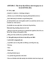 Chương 2 Tâm lý học lứa tuổi trung học cơ sở và sự phát triển tâm lý học sinh | Môn Tâm lý giáo dục (THCS - THPT) - Đại học Sư phạm Hà Nội 2