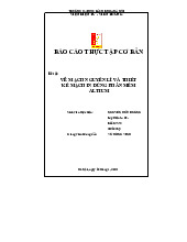 Đề tài: Vẽ mạch nguyên lí và thiết Kế mạch in dùng phần mềm Altium | Thực tập cơ bản | Trường Đại học Bách Khoa Hà Nội