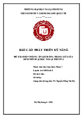 Báo Cáo Phát Triển Kĩ Năng - Tài liệu tổng hợp