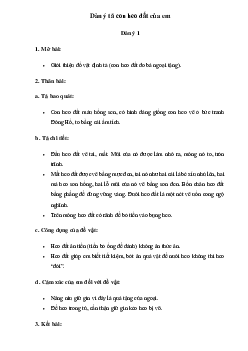 Tả con heo đất của em (2 Dàn ý + 4 mẫu) | Tập làm văn lớp 5