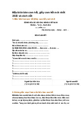 Mẫu biên bản cam kết, giấy cam kết mới nhất 2025 và cách viết