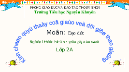 Giáo án điện tử Đạo đức 2 Bài 9 Cánh diều: Bảo quản đồ dùng gia đình