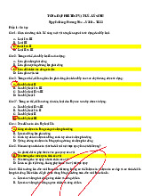 Tổng hợp Pretest Vật Lý - Lý Sinh | Đại học Y Dược Thành phố Hồ Chí Minh