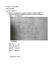 Bài tập Phát hiện chuỗi 1111 và đèn giao thông | Môn Thiết kế hệ thống và vi mạch tích hợp - Đại học Sư phạm Kỹ thuật Thành phố Hồ Chí Minh