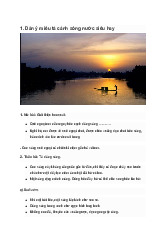 Tổng hợp Dàn ý bài văn tả cảnh 2024 mới, hay nhất | Văn mẫu lớp 5