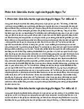 Phân tích Giàn bầu trước ngõ của Nguyễn Ngọc Tư | Ngữ văn 8