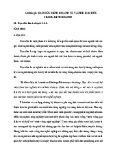 Chương 1 Đạo đức kinh doanh và vấn đề đạo đức trong kinh doanh | Môn Đạo đức kinh doanh - Đại học Thủ đô Hà Nội