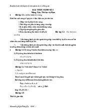 Bài  thực hành số 3 mảng, xâu, thủ tục và hàm môn Lập trình trực quan Cơ sở và Nâng cao | Trường đại học kinh doanh và công nghệ Hà Nội