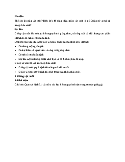 Bài 3: Khái niệm, vai trò của giống trong chăn nuôi | Công nghệ 11 Kết nối tri thức