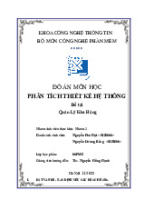 Đồ án: Quản Lý Kho Hàng | Môn Phân tích thiết kế hệ thống - Đại học Xây Dựng Hà Nội