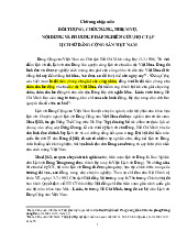 Dự thảo giáo trình môn Lịch sử Đảng | Trường Đại học Luật, Đại học Huế