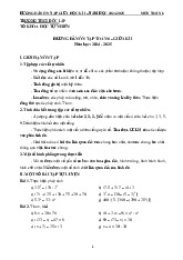 Đề cương giữa học kì 1 Toán 6 năm 2024 – 2025 trường THCS Độc Lập – Thái Nguyên