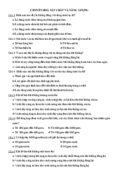 Top 522 câu trắc nghiệm Sinh học lớp 11 theo từng chương| Kết nối tri thức