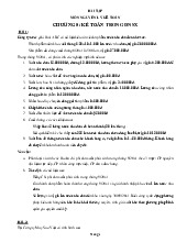 Bài tập Chương 8: Kế toán trong Doanh nghiệp Sản xuất môn Nguyên lý kế toán | Đại học Huế