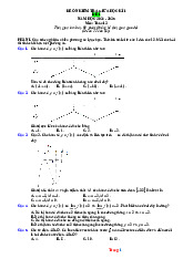 10 Đề Kiểm Tra Giữa Kỳ 1 Toán 12 Cấu Trúc Mới 2024-2025 Tham Khảo