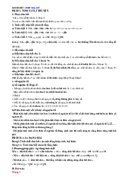 Chuyên đề phép chia hết Toán 6 (có lời giải chi tiết)