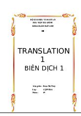 Tham khảo và Phân tích Văn Bản Nông Nghiệp | Biên dịch 1 | Học viện Tài chính