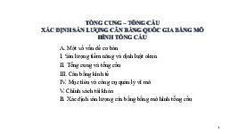 Chương 7 - AS - AD | Bài giảng kinh tế vĩ mô