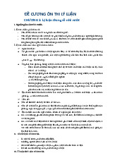 Ôn tập cuối kì Lý luận Nhà Nước và pháp luật | Trường Đại học Kinh tế – Luật