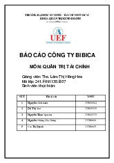 Đề cương môn Quản trị tài chính - trường đại học kinh tế- tài chính thành phố Hồ chí minh..